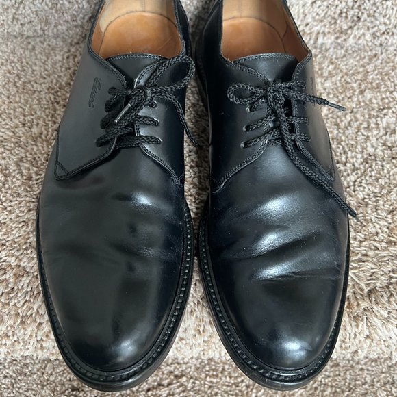 Gucci Men\'s Black Leather Oxfords Shoes main image 5